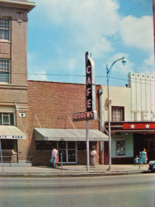 Andrews Cafe in the 1950's