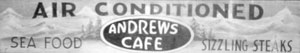Andrews Cafe sign