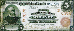 First National Bank of Whitney note