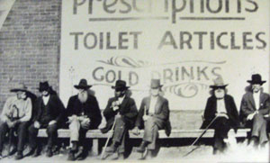 Bench Sitters in 1927