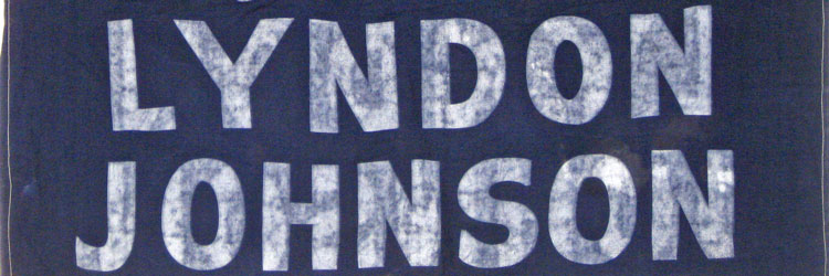 Lyndon Johnson Banner