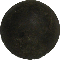 Cannonball from Fort Graham