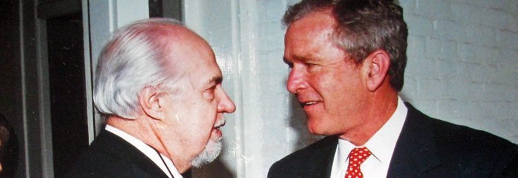Jack-Loftis-and-President George W. Bush, 2001