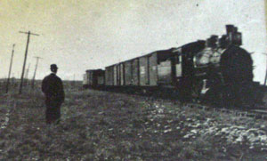 Train arriving at Whitney
