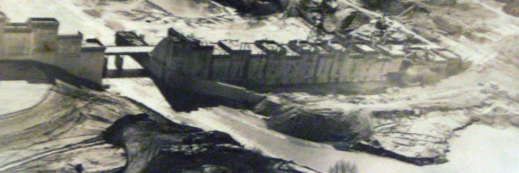 Whitney Dam construction